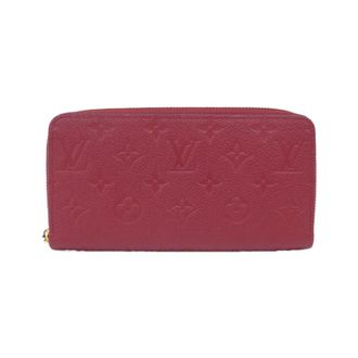 Louis Vuitton Gold Leather Long Wallet (Bi-Fold) (Pre-Owned)