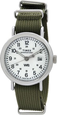Timex Weekender Quartz White Dial Unisex Watch TW2W85600