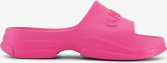 Ganni Pink Pool Slide Sandal - Size 38 Acetate