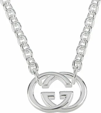 Gucci Silver Britt Sterling Sterling Chain Necklace Size 17.72 inches YBB19048900100U