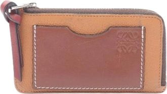 Loewe Pre-owned Wallets, female, Brown, Size: ONE SIZE Pre-owned Leather wallets