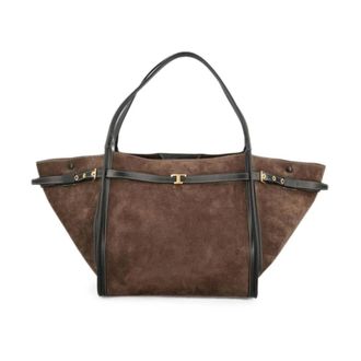 Tod's Tassen, Dames, Bruin, ONE Size, Leer, TIM Shopper
