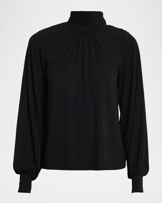 Ramy Brook Larissa Knit Turtleneck Top