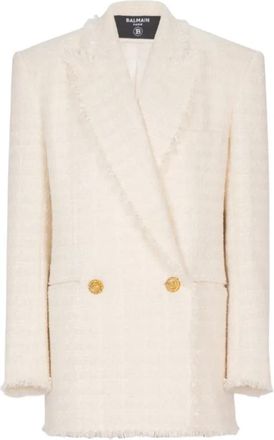 Balmain Blazers - Dames - Blazers - Wit - XS - Jassen