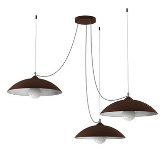 Lumicom Dream L&aacute;mpara De Techo Corten Hoja 3 Luces
