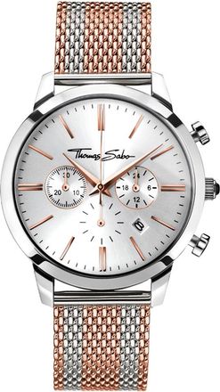 Thomas Sabo WA0287-283-201-42mm Mens Rebel at Heart Watch - Multicolour - One Size