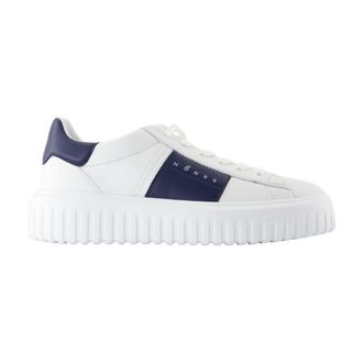 Hogan H Stripes Sneakers - Hogan - Leather - White