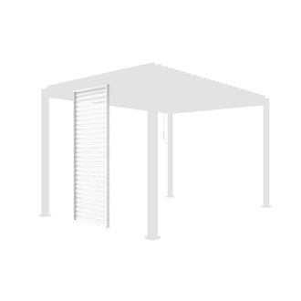 Sweeek Persianas de aluminio 1m, blanco