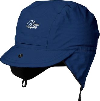 Lowe Alpine Classic Mountain Cap - Lightweight Fleece Hat with Ear Flaps for Hiking & Mountaineering - Ink - X-Large