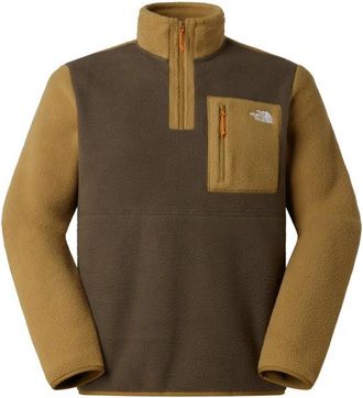 The North Face Yumiori 1/4 Zip Fleecepullover f&uuml;r Herren | braun