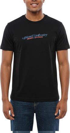 Diesel Black Crew Neck T-Shirt