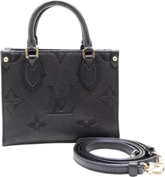Louis Vuitton Pre-owned Mini Handbag - Dames - Vintage Mini Tas - Zwart - ONE Size - Leer - Vintage