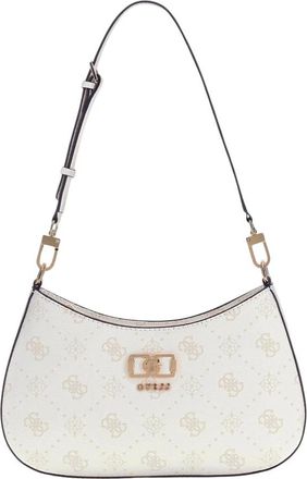 Guess Tassen, Dames, Wit, ONE Size, Emelie Logo Schoudertas