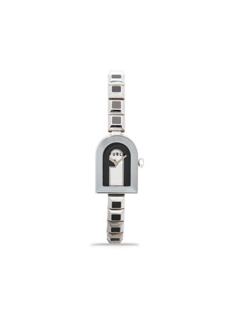 Furla Arch Case 20mm - women - stainless steel - One Size - Black