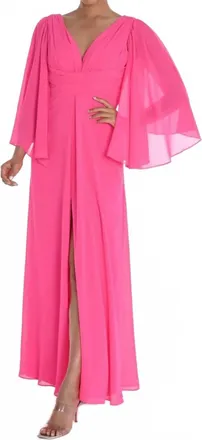 Frank Lyman Design Woven Gown In Pink