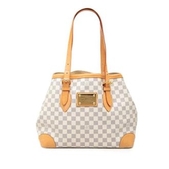 Louis Vuitton Pre-owned Tote Bags, female, White, Size: ONE SIZE Pre-owned Hampstead MM