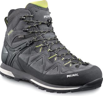 Meindl Mid-Height Hiking Boot with Textured Grey Upper