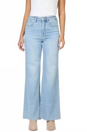 Dear John Denim Fiona High Rise Wide Leg Jeans In Mirny