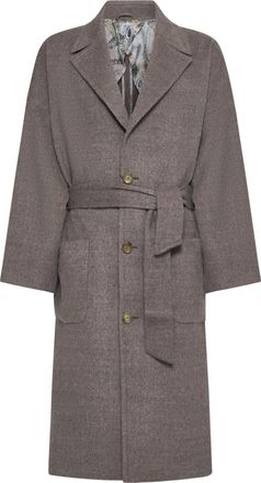 Etro Single-breasted Wool Coat