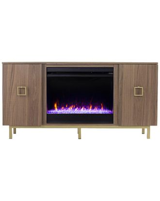 SEI Furniture Sei Furniture Yorkville Color Changing Fireplace With Media Storage