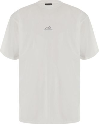 Balenciaga White Crew Neck T-Shirt