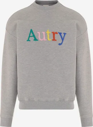Autry katoenen sweatshirt met geborduurd logo