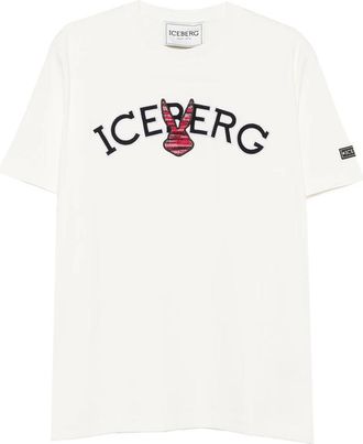 Iceberg Logo-embroidered T-shirt