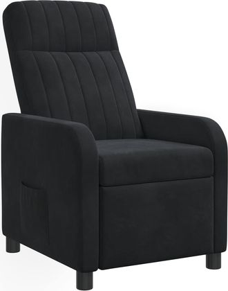 vidaXL Recliner Negro Pwnedbylord666ywh Vidaxl