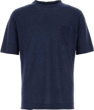 Palt&ograve; Navy Blue Knit T Shirt