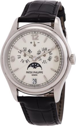 Patek Philippe Pre-owned Patek Philippe Complications Automatic Moon Phase Mens Watch 5146G-001