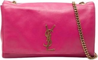 Saint Laurent Borsa a tracolla in camoscio Pre-owned - - Pre-owned - Donna - Rosa - ONE SIZE