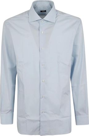 Barba Hombre, Camisas, Azul, Talla: 3XL