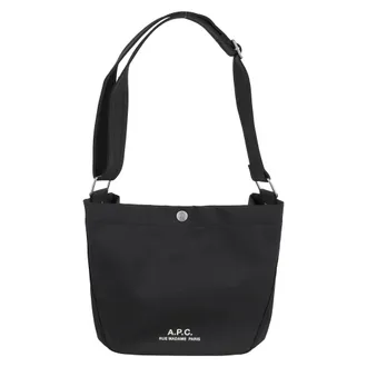 A.P.C. Shoulder Bags, male, Black, Size: ONE SIZE Besace Journal Small