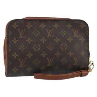 Louis Vuitton Clutch in tela Pre-owned - - Pre-owned - Donna - Marrone - ONE SIZE