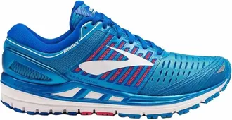 Brooks Womens Transcend 4 Running Shoes In Blue/peacoat/purple