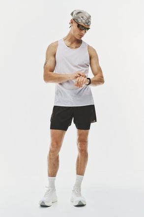 H&M Cooling Lightweight Running Vest Top in White at Nordstrom, Size Xx-Large