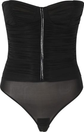 Elisabetta Franchi Body in Jersey Stretch - Dames - Bodies - Zwart - XS - Tops