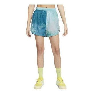 Nike (WMNS) Nike Dri-FIT Repel Mid-Rise 3 Brief-Lined Trail Running Shorts with Pockets Blue Teal DX1021-085
