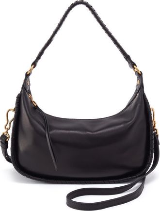 Hobo Mia Leather Crescent Hobo in Black at Nordstrom
