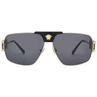Versace Dark Gray Navigator Mens Sunglasses VE2251 100287 63