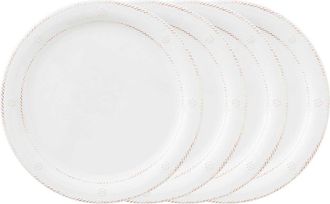 Juliska Berry & Thread Set of 4 Melamine Dinner Plates in Whitewash at Nordstrom