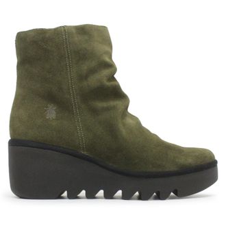 FLY London BAAN538FLY Oil Suede Womens Ankle Boots - Aspen - Size:UK 7