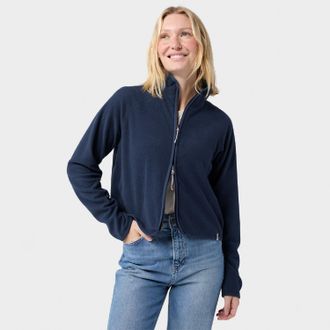 Stio Womens Turpin Fleece Cardigan Blue XL
