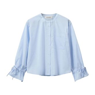 Sofie Schnoor Overhemden, Dames, Blauw, M, Blouses