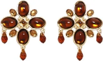 Petit Moments Ember Statement Earrings in Gold/amber at Nordstrom