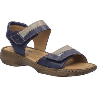 Josef Seibel Womens Women Sandal Debra 19 in blue Leather - Size EU 41
