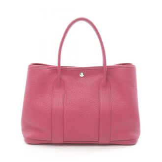 Herm&egrave;s Bois De Rose Pink Fjord Leather Leather Tote Bag (Pre-Owned)