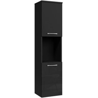 Badplaats Badplaats Columna De Ba&ntilde;o Montreal 30 X 30 X 131 Cm - Negro Alto