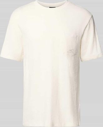 O'Neill T-Shirt mit Brusttasche in Offwhite, Gr&ouml;&szlig;e XXL