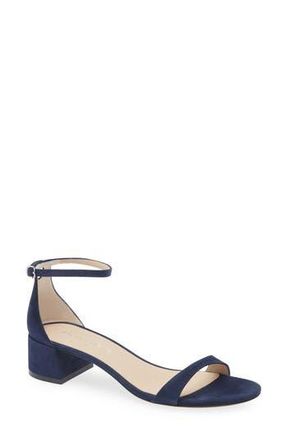 Stuart Weitzman Nudist Block Heel Sandal in Nice Blue at Nordstrom Rack, Size 8